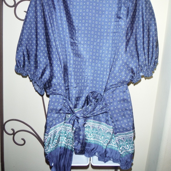 AnnaRita N Collection Italy silk blouse - Picture 6 of 6